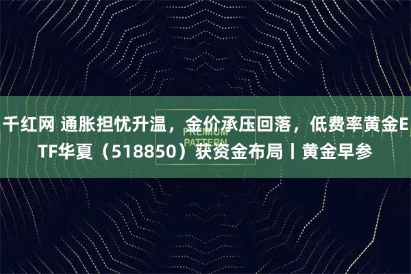 千红网 通胀担忧升温,金价承压回落,低费率黄金ETF华夏(518850)获资金布局丨黄金早参